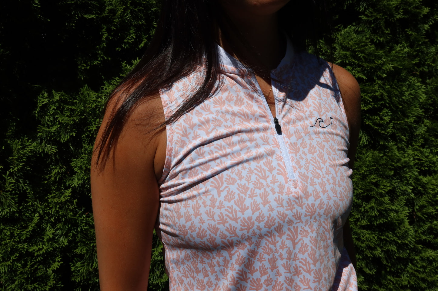 Coral Keys Sleeveless Top - Women's