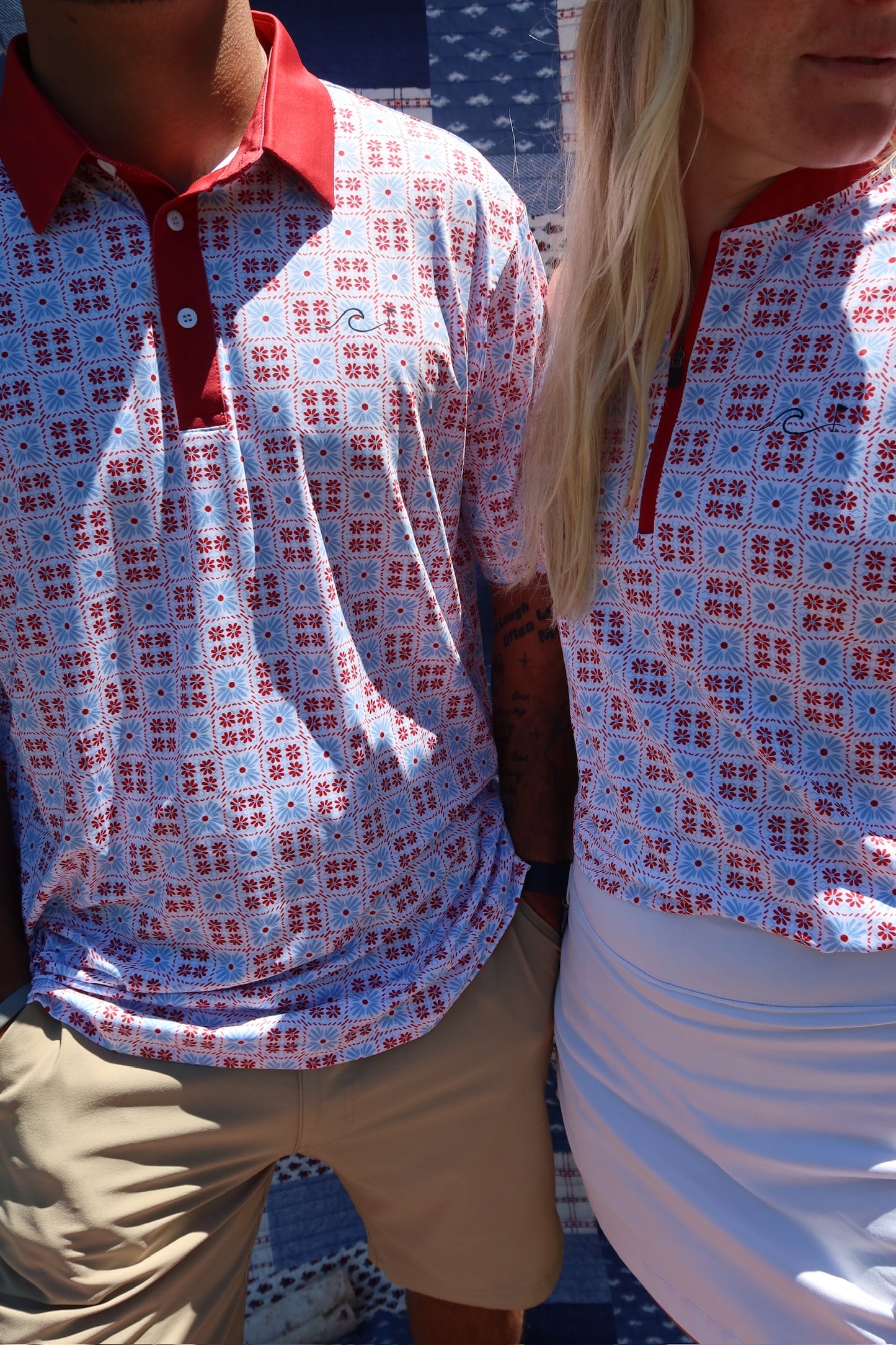 Patchwork Polo - Men's