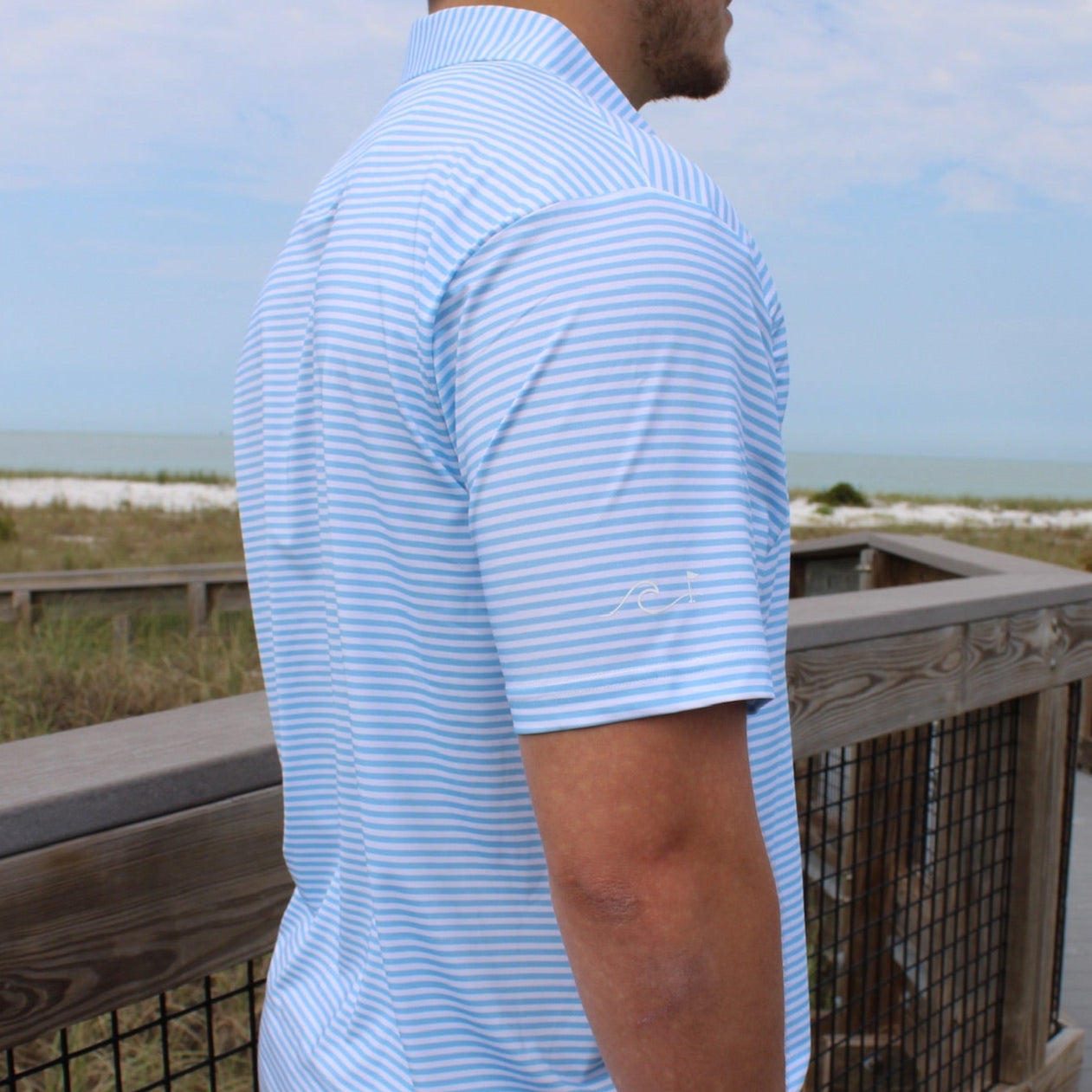 Men’s performance golf polo – moisture-wicking, lightweight, and designed for all-day comfort. Inspired by premium golf brands like Good Good, Fore the Girls, Rhoback, and Titleist. Perfect for on and off the course.