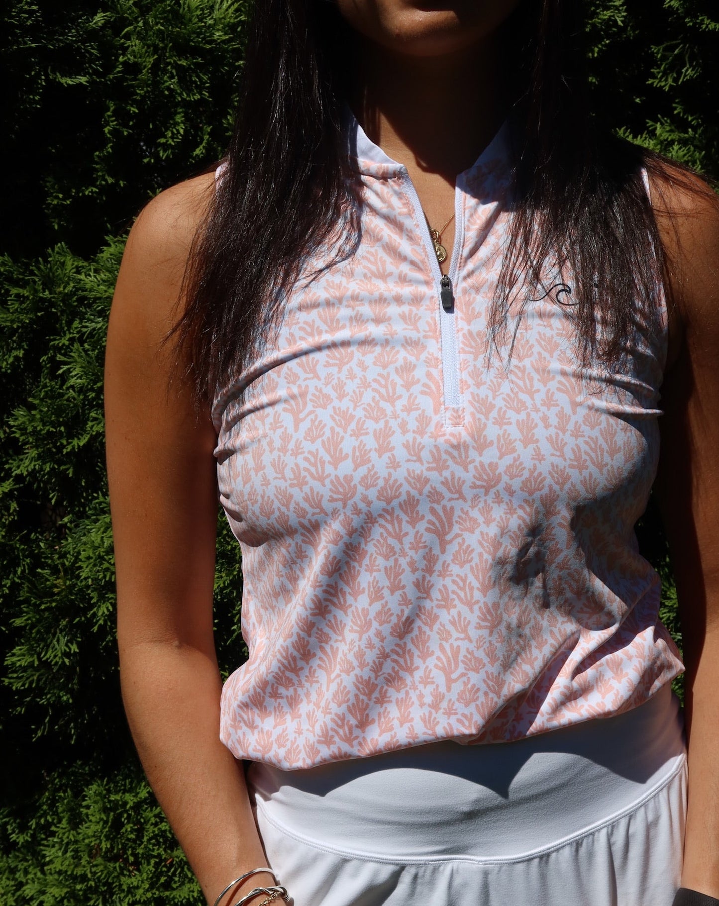 Coral Keys Sleeveless Top - Women's