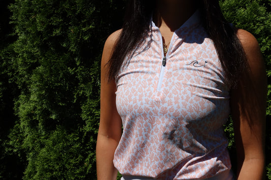 Coral Keys Sleeveless Top - Women's