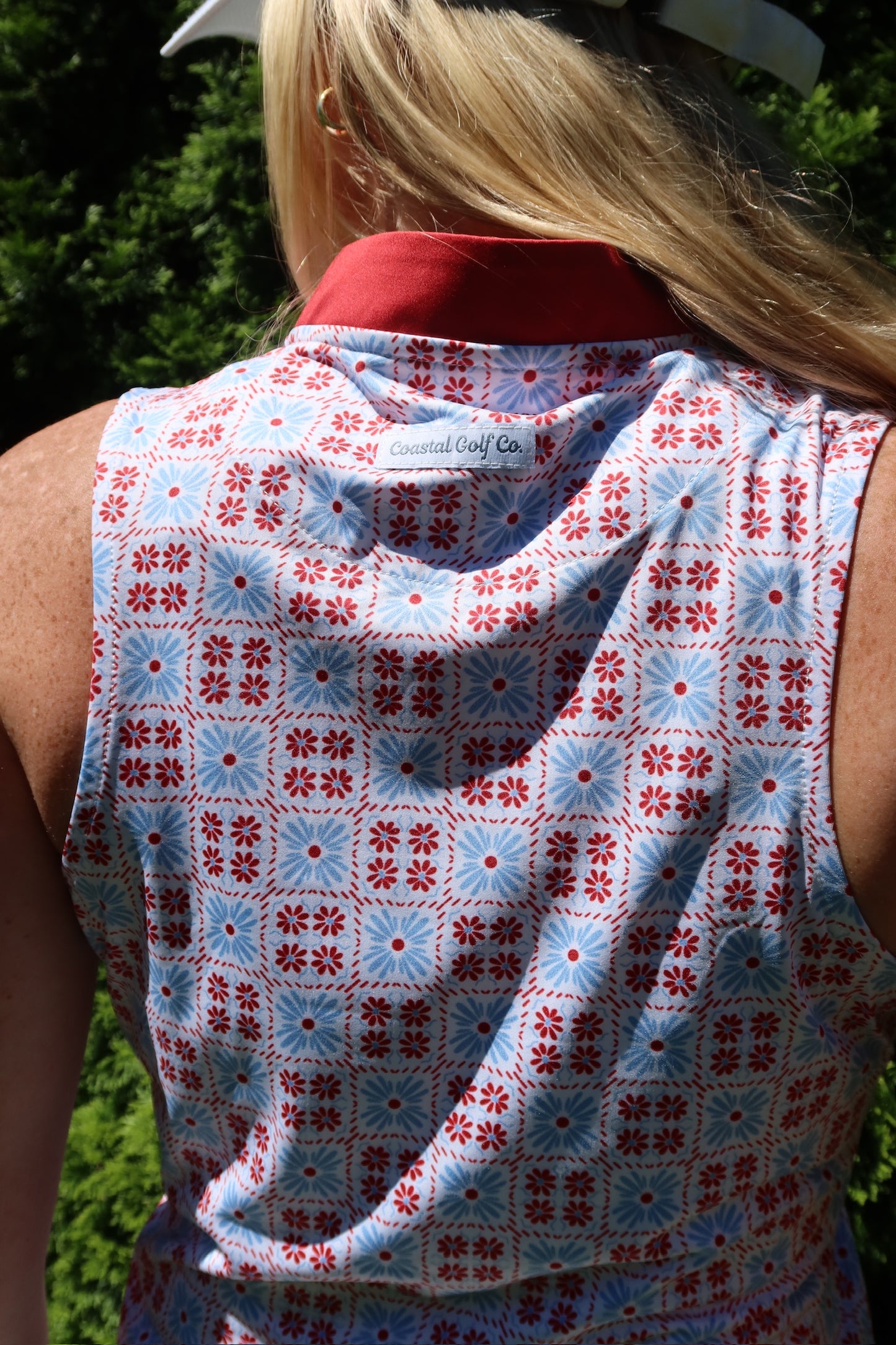 Patchwork Sleeveless Top - Women's