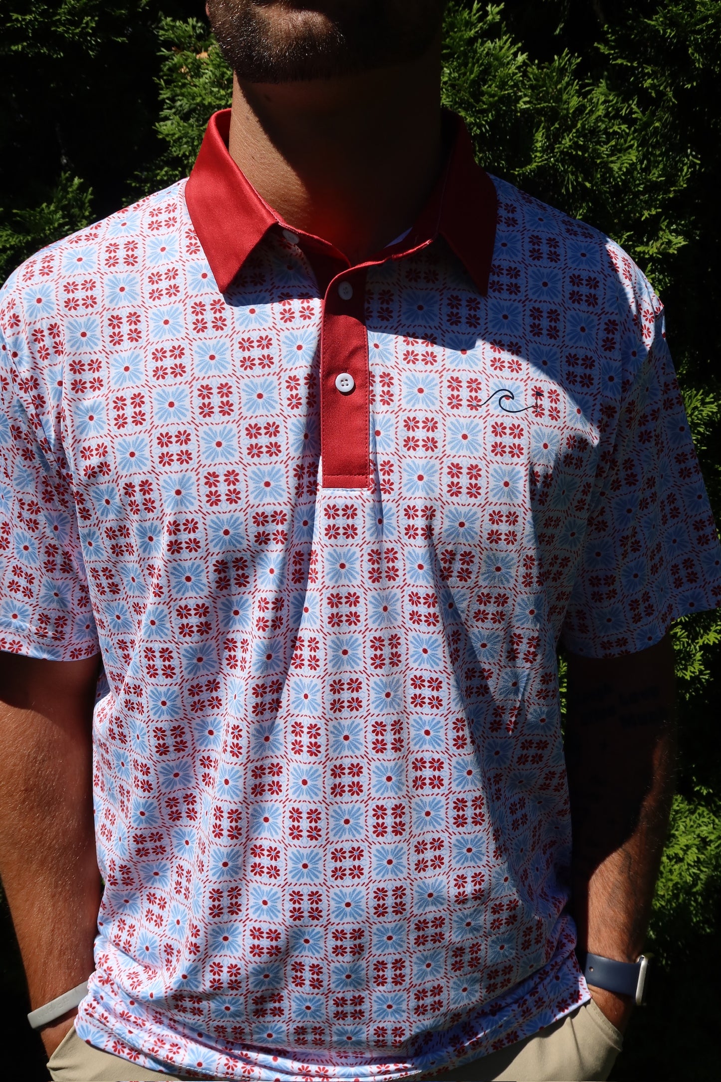 Patchwork Polo - Men's
