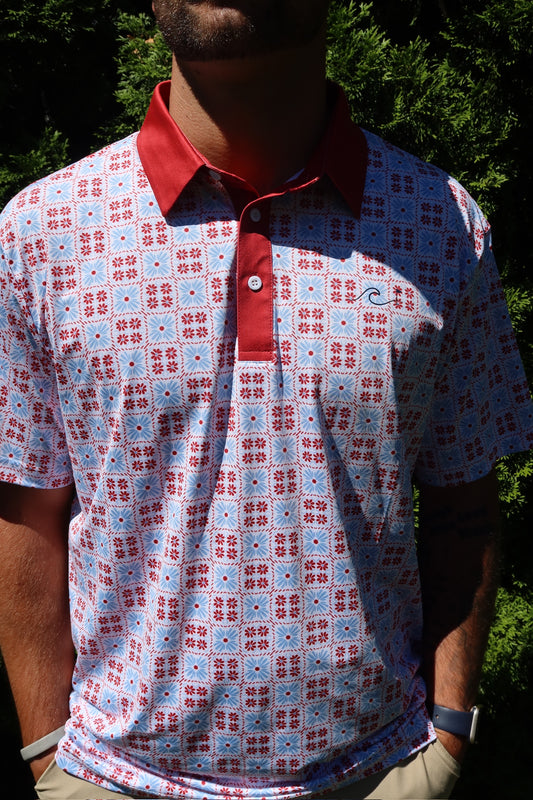 Patchwork Polo - Men's