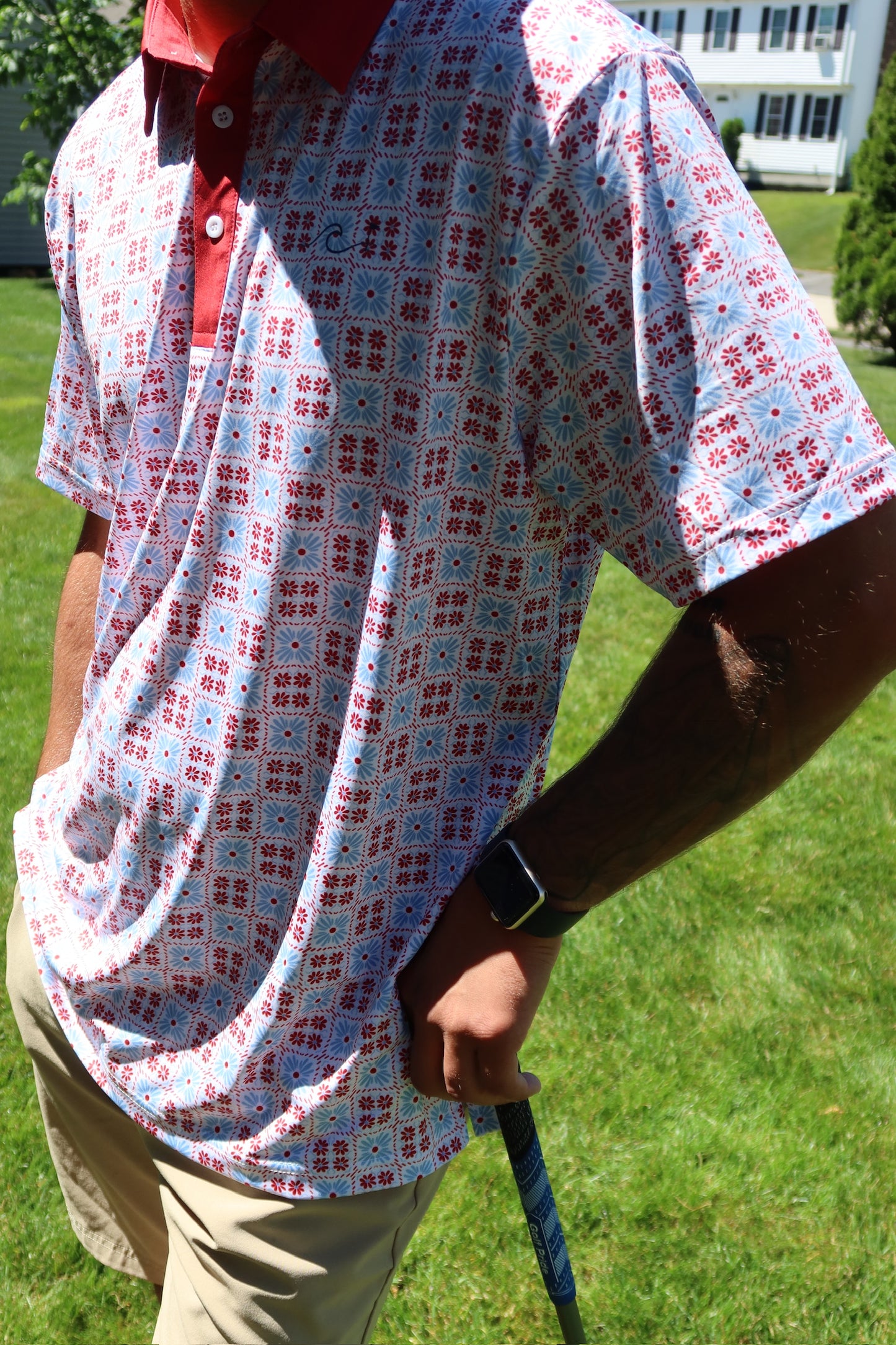 Patchwork Polo - Men's