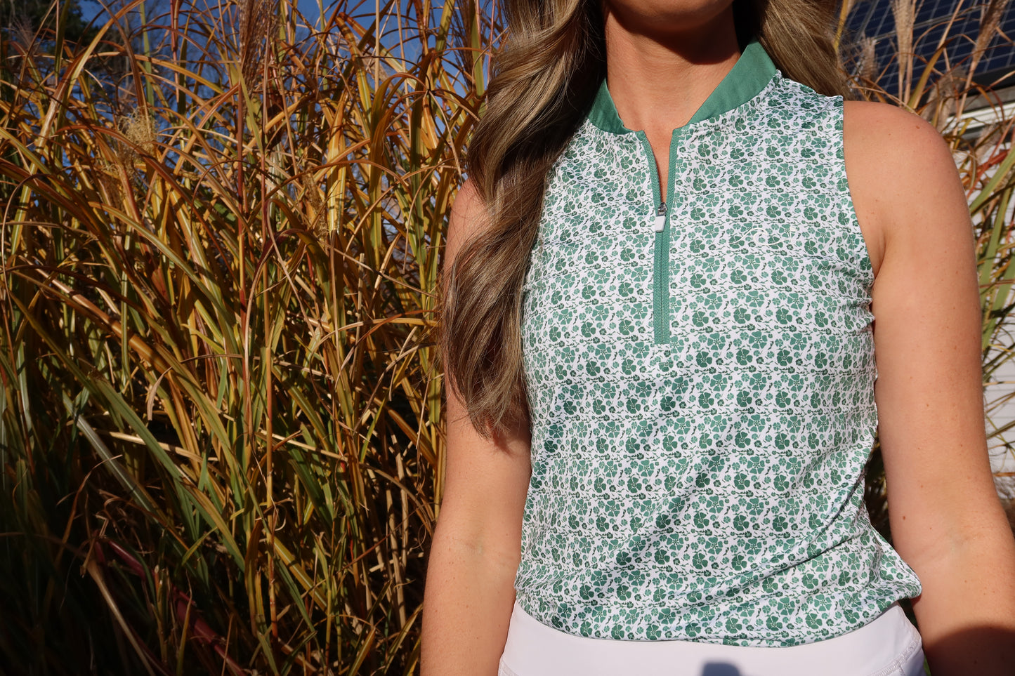 Fairway Florals Sleeveless Top